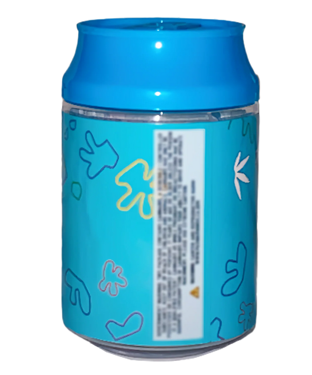 12 Pack 3.5g Soda Can Style Plastic Storage Containers - Super Star Design