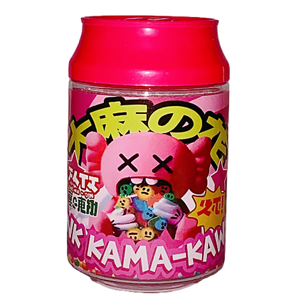 12 Pack 3.5g Soda Can Style Plastic Storage Containers – Pink Design