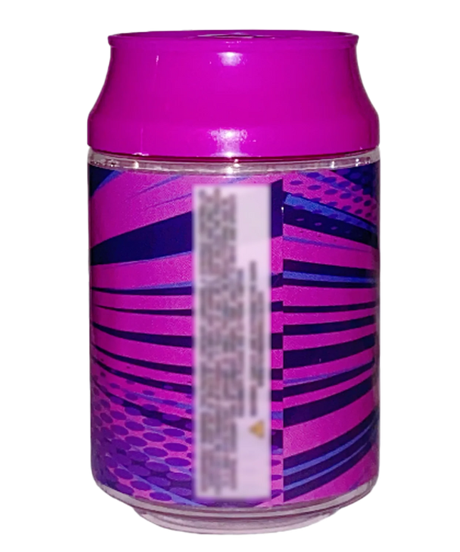 12 Pack 3.5g Soda Can Style Plastic Storage Containers - Cherry Blossom Design