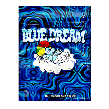 100 Count 1g Mylar Bags – Blue Dream Graphic