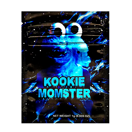 100 Count 1g Mylar Bags – Cookie Character Graphic