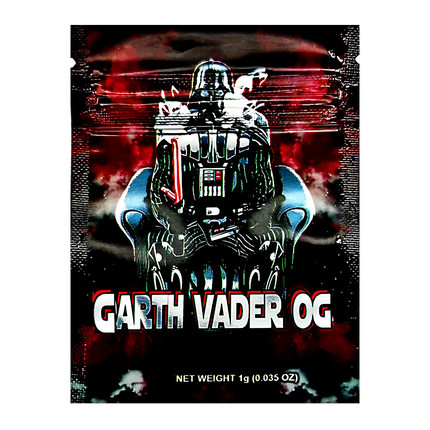 100 Count 1g Mylar Bags – Dark Helmet Graphic