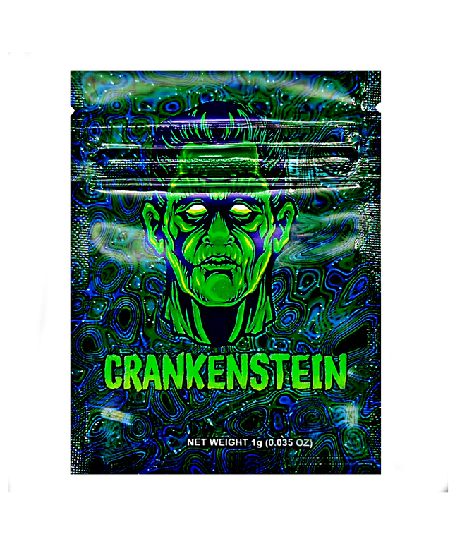 100 Count 1g Mylar Bags - Monster Graphic