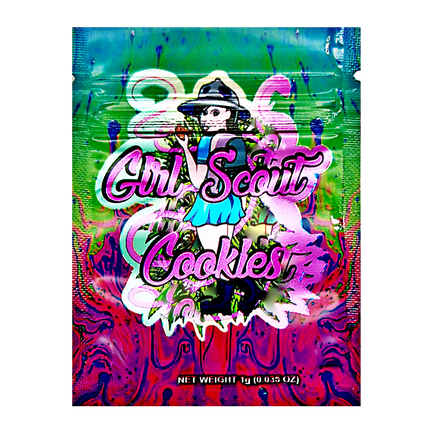 100 Count 1g Mylar Bags – Cookie Graphic