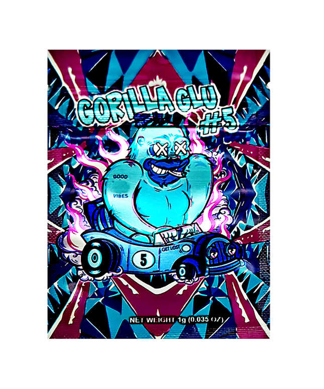 100 Count 1g Mylar Bags - Gorilla Graphic