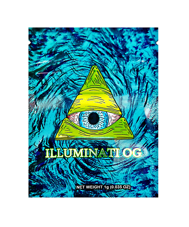 100 Count 1g Mylar Bags - Mystical Graphic