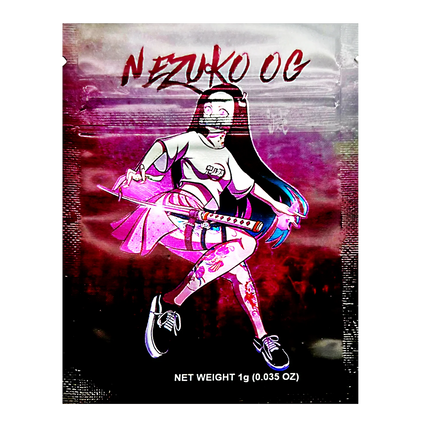 100 Count 1g Mylar Bags – Anime Character Graphic