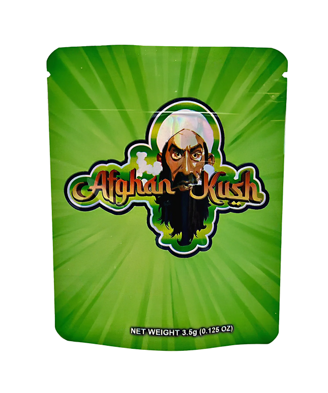 50 Pack 3.5g Mylar Bags - Mountain Graphic Design