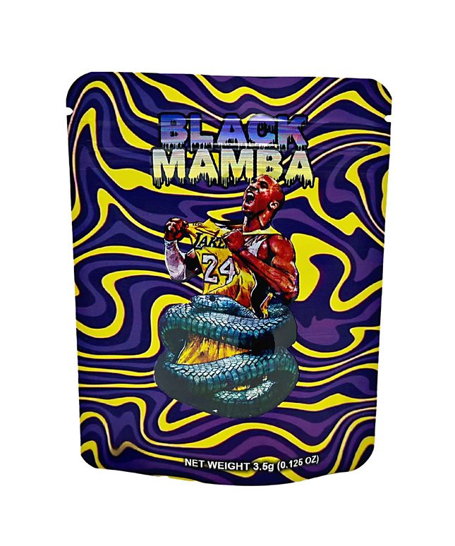 15. 50 Pack 3.5g Mylar Bags - Bold Graphic Design 2
