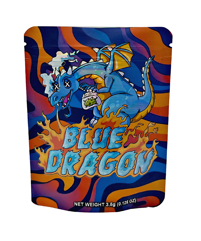 14. 50 Pack 3.5g Mylar Bags - Mamba Graphic Design