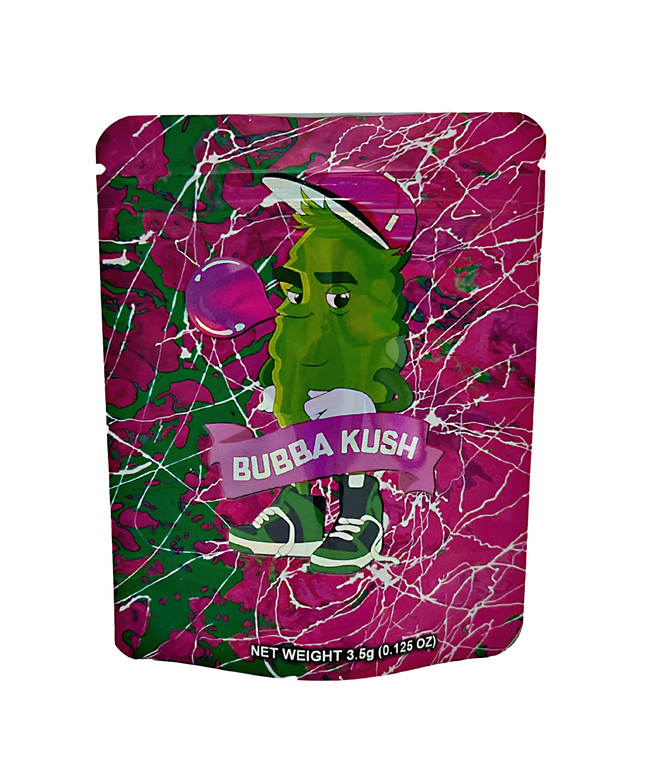 11. 50 Pack 3.5g Mylar Bags - Bold Graphic Design