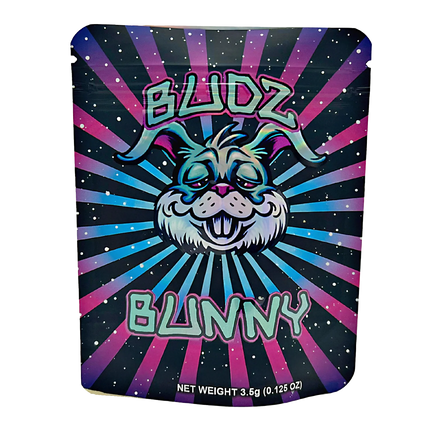 10. 50 Pack 3.5g Mylar Bags – Bunny Graphic Design