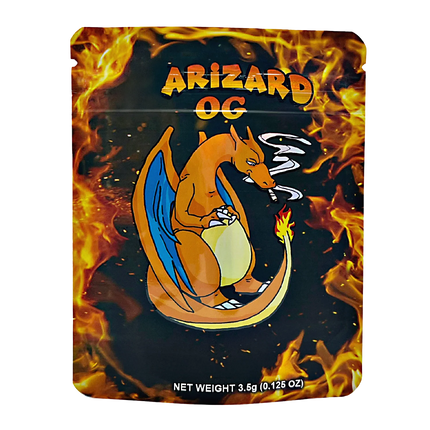 50 Pack 3.5g Mylar Bags – Lizard Graphic Design