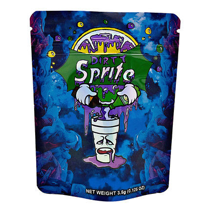 50 Pack 3.5g Mylar Bags – Colorful Graphic Design