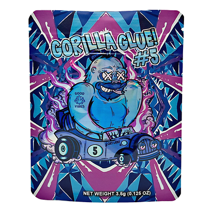 50 Pack 3.5g Mylar Bags – Gorilla Graphic Design 2