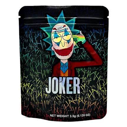 50 Pack 3.5g Mylar Bags – Character Graphic Design