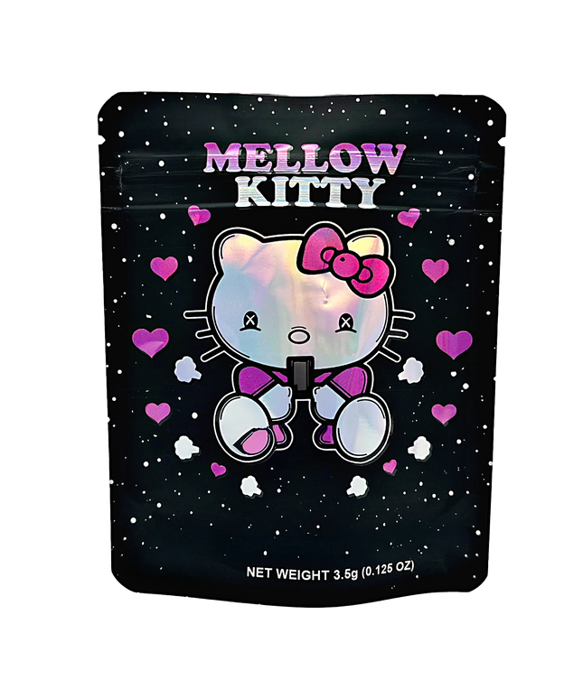 50 Pack 3.5g Mylar Bags - Cute Character Design