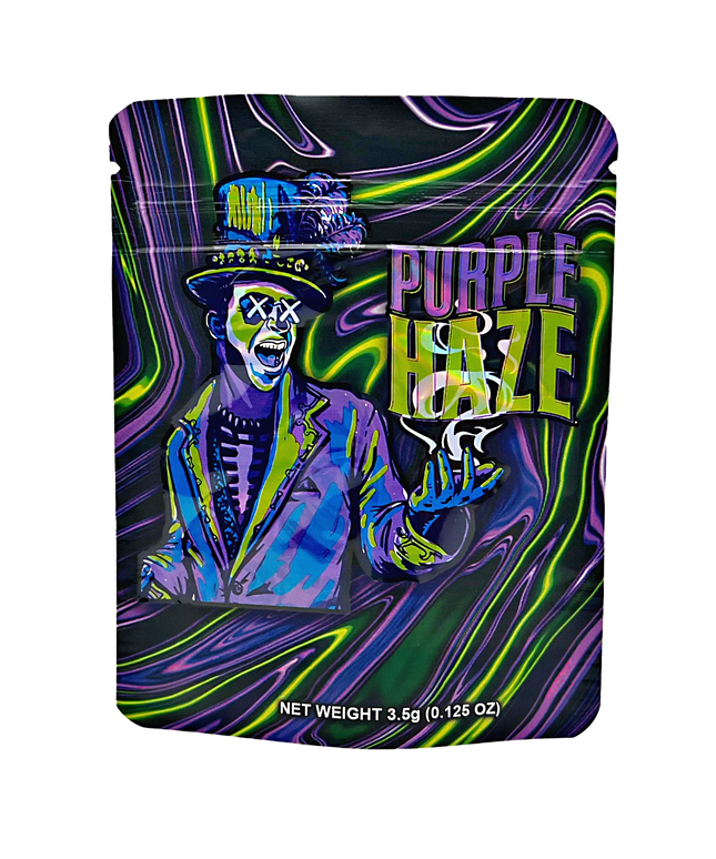 50 Pack 3.5g Mylar Bags - Space Graphic Design
