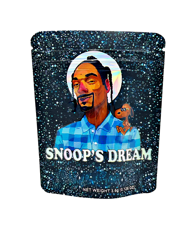 50 Pack 3.5g Mylar Bags - Music-Inspired Design