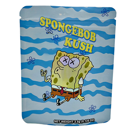 50 Pack 3.5g Mylar Bags – Cartoon Design