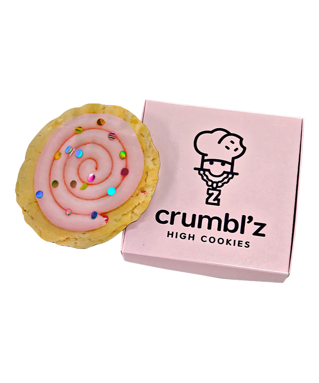 12 Pack - Cookie-Themed Gift Box Set - Rainbow Swirl