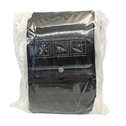 Black 3.5g Plain Mylar Bags - 100 Pack, 4 x 5 Inch