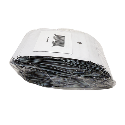 3.5g White Plain Mylar Storage Pouches - 50 Pack, 4 x 5 Inch