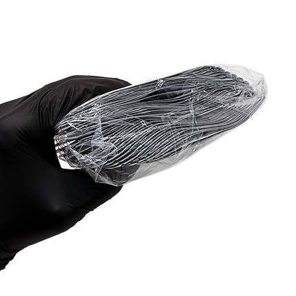3.5g White Plain Mylar Storage Pouches - 50 Pack, 4 x 5 Inch