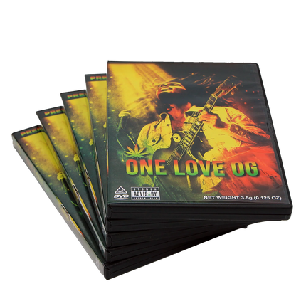 5 Pack 3.5g DVD-Style Mylar Bags & Cases – Positive Graphic Design
