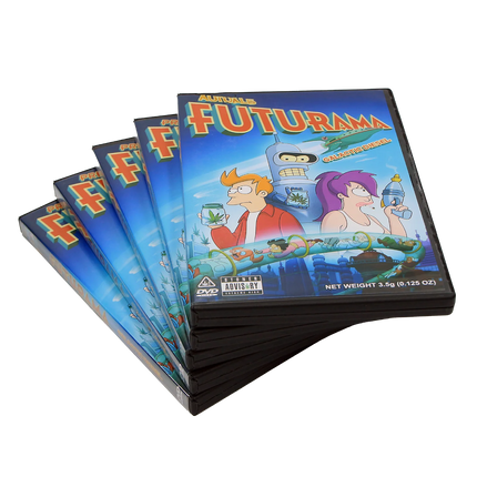 3.5g DVD-Style Mylar Bag & Case – Bear Character Design