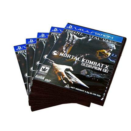5-Pack 3.5g DVD Case & Mylar Bag Combo – Warrior Action Design