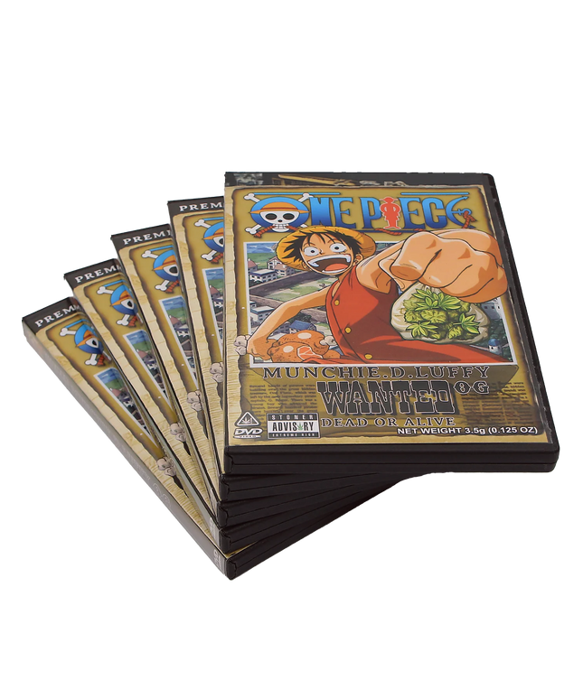 5-Pack 3.5g DVD Case & Mylar Bag Combo – Adventure Poster Design