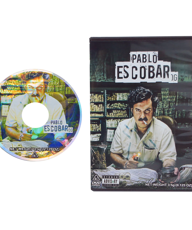 5-Pack 3.5g DVD Case & Mylar Bag Combo - Vintage Portrait Design