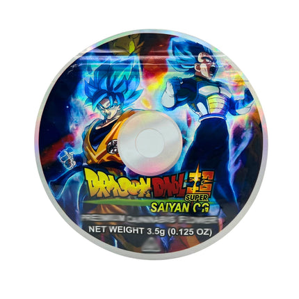 50 Pack 3.5g DVD-Shaped Mylar Bags – Anime Graphic Design