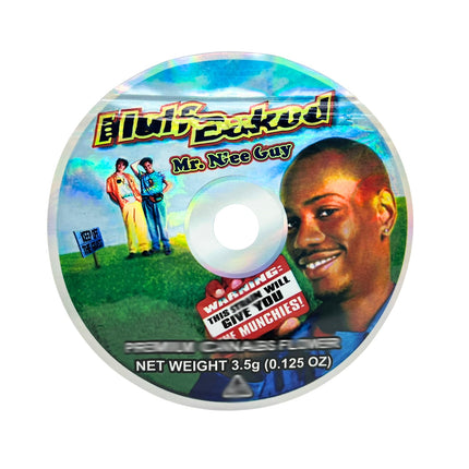 50 Pack 3.5g DVD-Shaped Mylar Bags – Classic Comedy Design