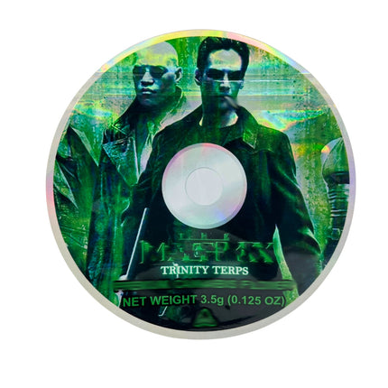 50 Pack 3.5g DVD-Shaped Mylar Bags – Sci-Fi Graphic Design