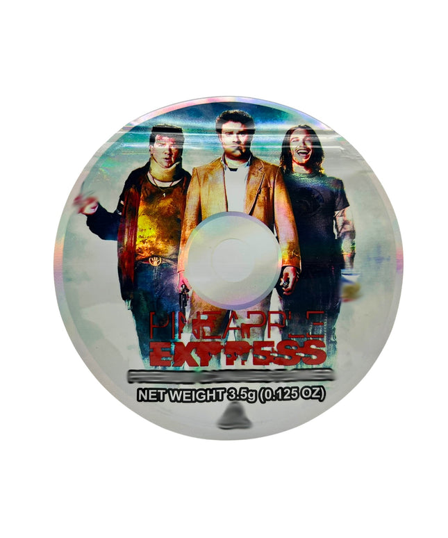 50 Pack 3.5g DVD-Shaped Mylar Bags - Cartoon Design