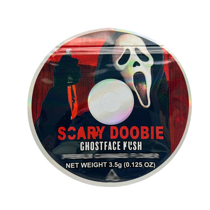 50 Pack 3.5g DVD-Shaped Mylar Bags – Ghost Graphic Design