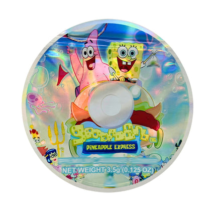 50 Pack 3.5g DVD-Shaped Mylar Bags – Cartoon Character Design