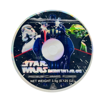 50 Pack 3.5g DVD-Shaped Mylar Bags - Space Adventure Design