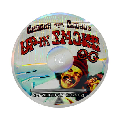 50 Pack 3.5g DVD-Shaped Mylar Bags – Comedy Graphic Design