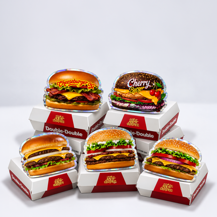 12 Pack - Hamburger-Themed Gift Box Set - Choose Your Style