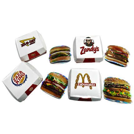 12 Pack - Hamburger-Themed Gift Box Set - Za-N-Out Burger