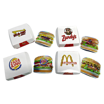12 Pack - Hamburger-Themed Gift Box Set  - ZaZa King Burger