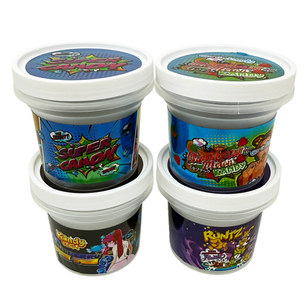 12 Pack Ice Cream Pint Style Storage Jars – Style 006