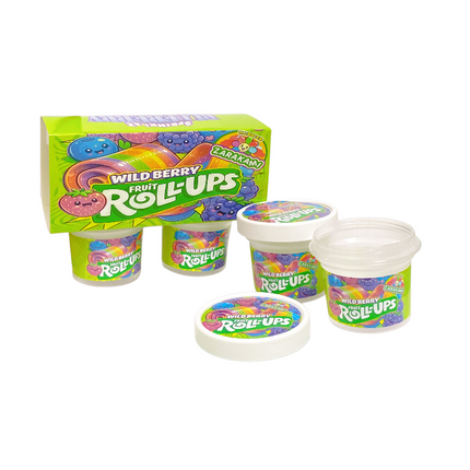 12-Pack Ice Cream Pint Style Containers with Lids & Display Boxes - Wild Berry Design