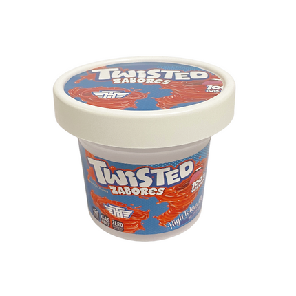 12-Pack Ice Cream Pint Style Containers with Lids & Display Boxes - Wild Berry Design