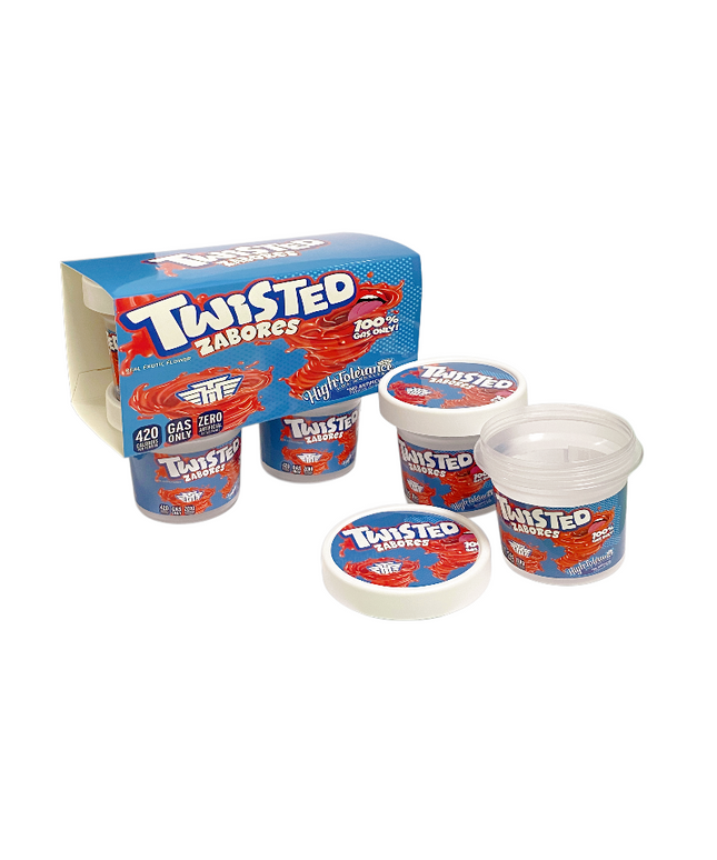 12-Pack Ice Cream Pint Style Containers with Lids & Display Boxes - Colorful Swirl Design