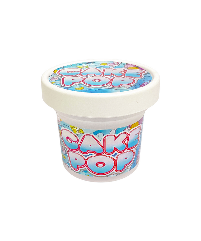 12-Pack Ice Cream Pint Style Containers with Lids & Display Boxes - Cake Pop Design