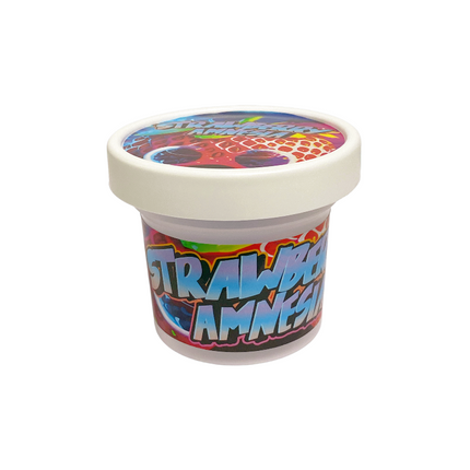 12-Pack Ice Cream Pint Style Containers with Lids & Display Boxes - Wild Berry Design